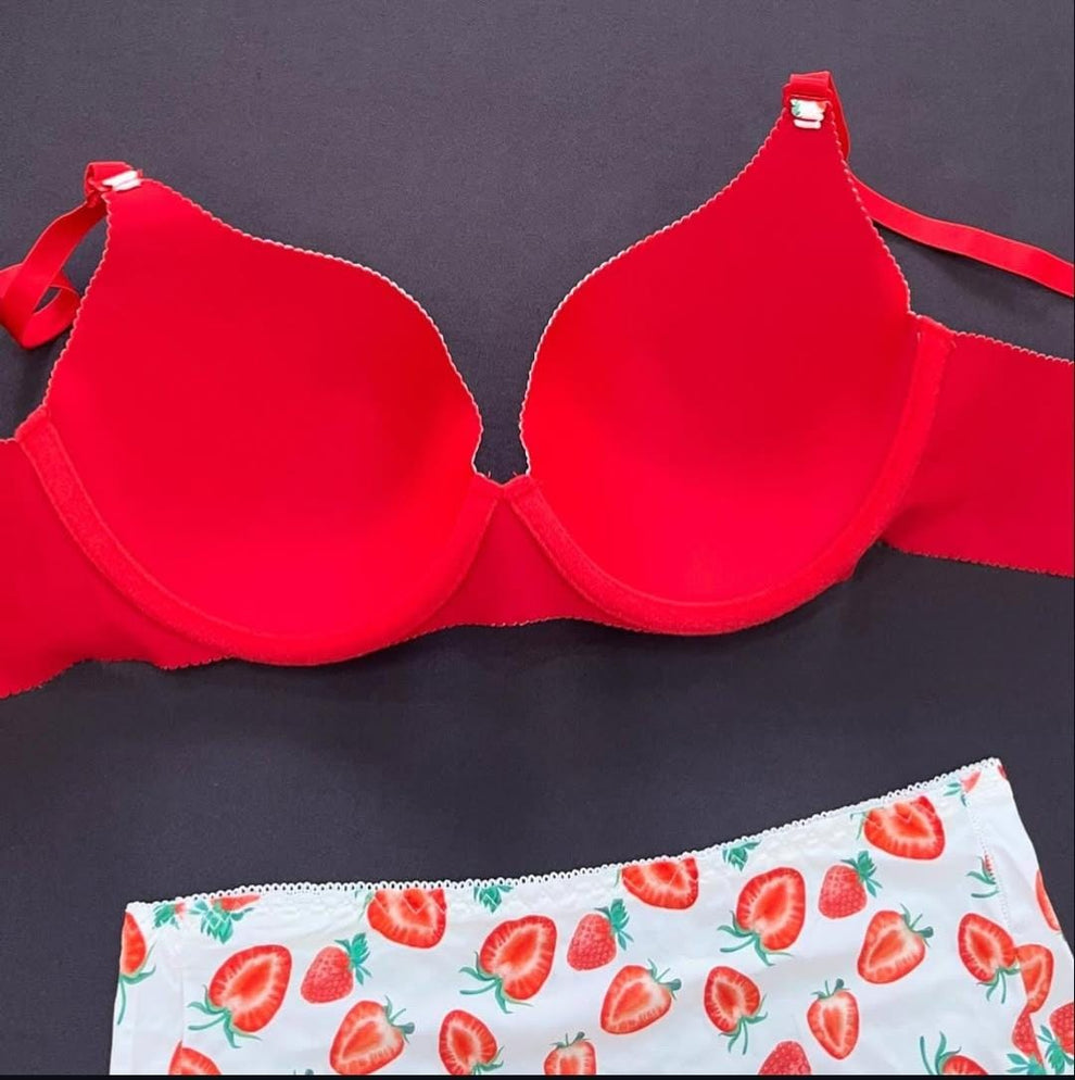 Fruit Print Bra & Panty Set