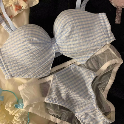 Sweet Gingham Comfort Lingerie Set 💕