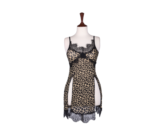 Wild Temptation Leopard Lace Nightwear