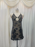 Romantic Aubergine Slit Nightdress