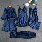 5-Piece Jersey Nightwear Set - Non Padded