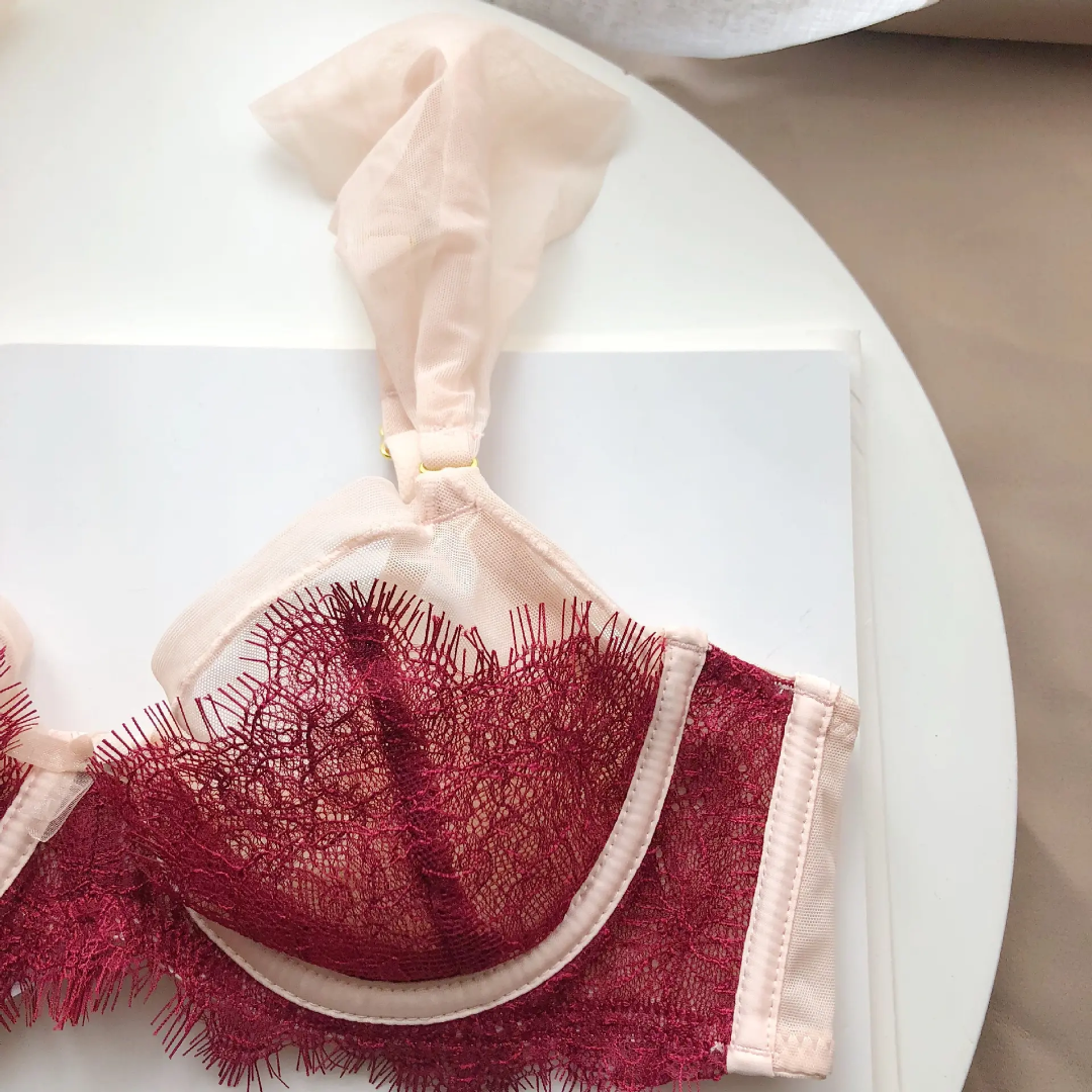 Ethereal Lace Sheer Lingerie Set ✨