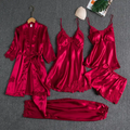 5-Piece Jersey Nightwear Set - Non Padded