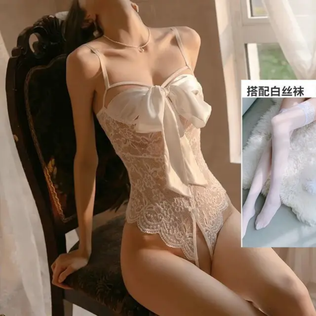 Scarlet Desire Lace Teddy ❤️