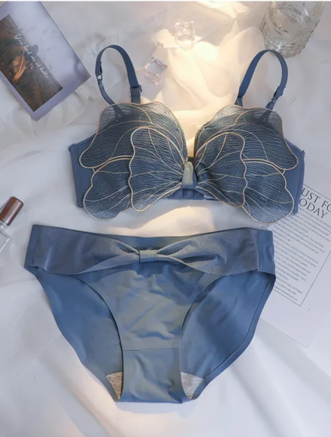 Butterfly Wing Push-Up Bra Set 🦋