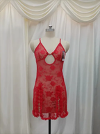 Romantic Aubergine Slit Nightdress