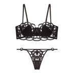 SD - Sheer Petal Lace Bra & Panty Set
