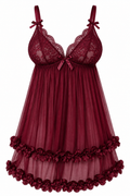 Rosa Ruffle Petals Babydoll Set