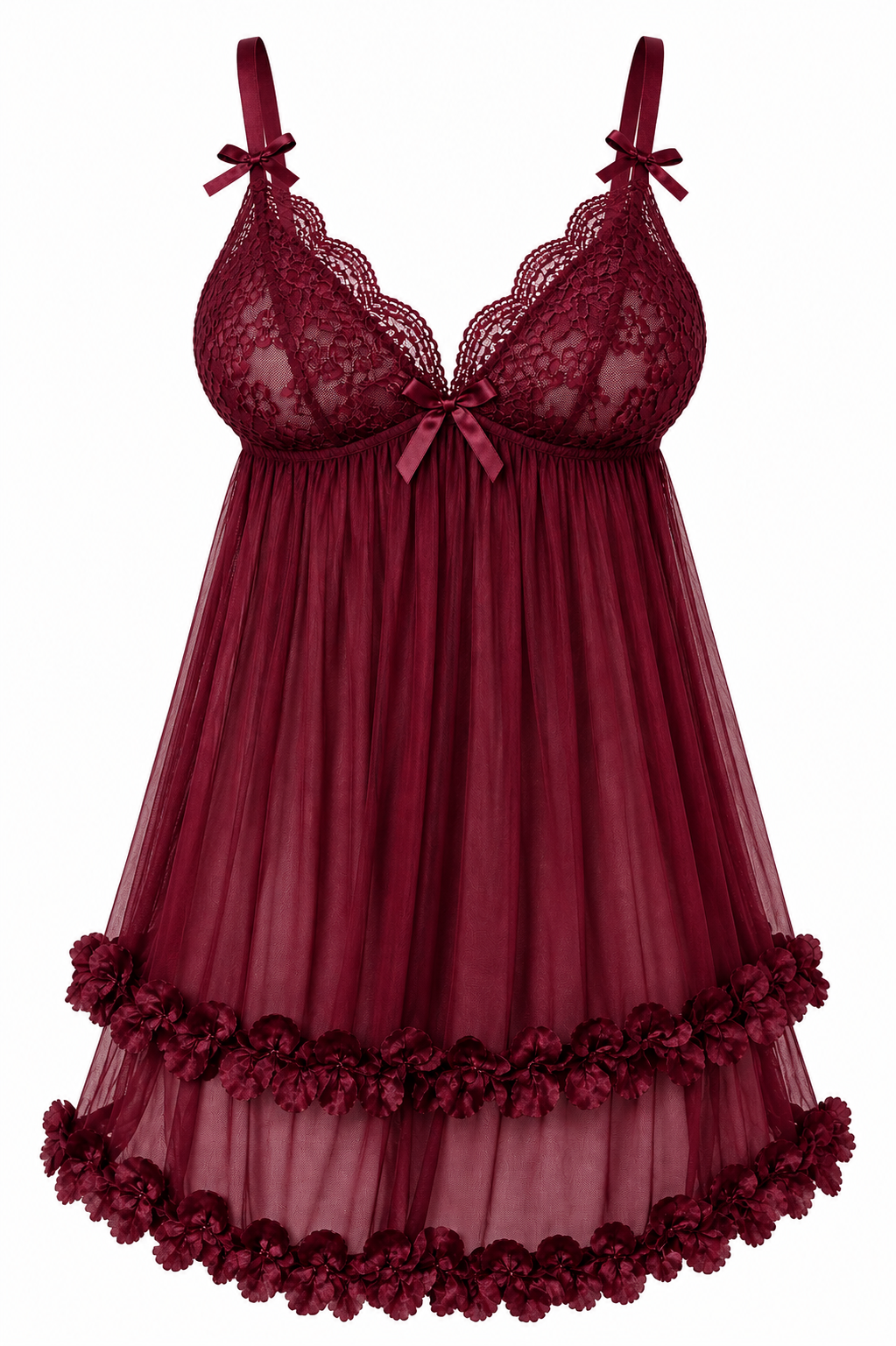 Rosa Ruffle Petals Babydoll