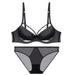 Satin Strappy Lingerie Set