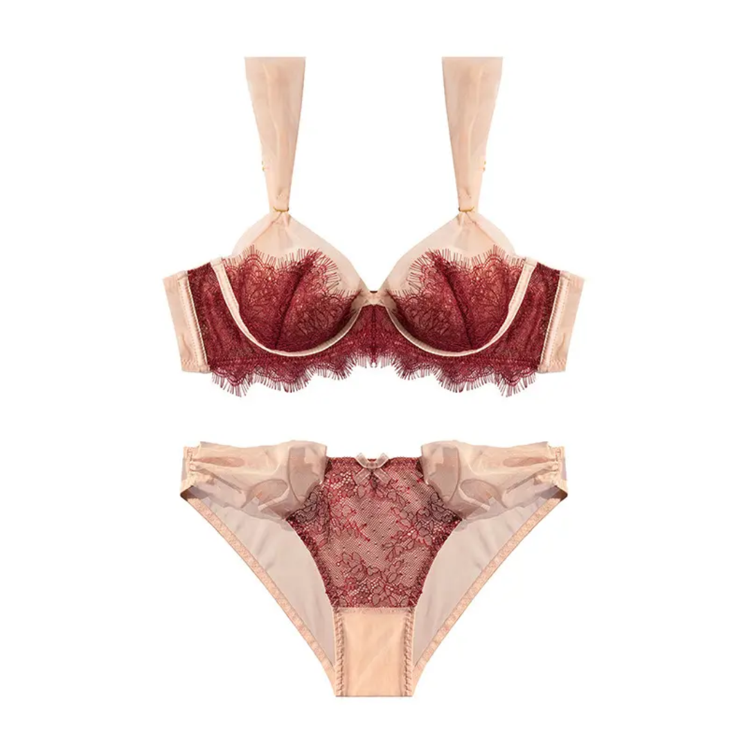 Ethereal Lace Sheer Lingerie Set ✨