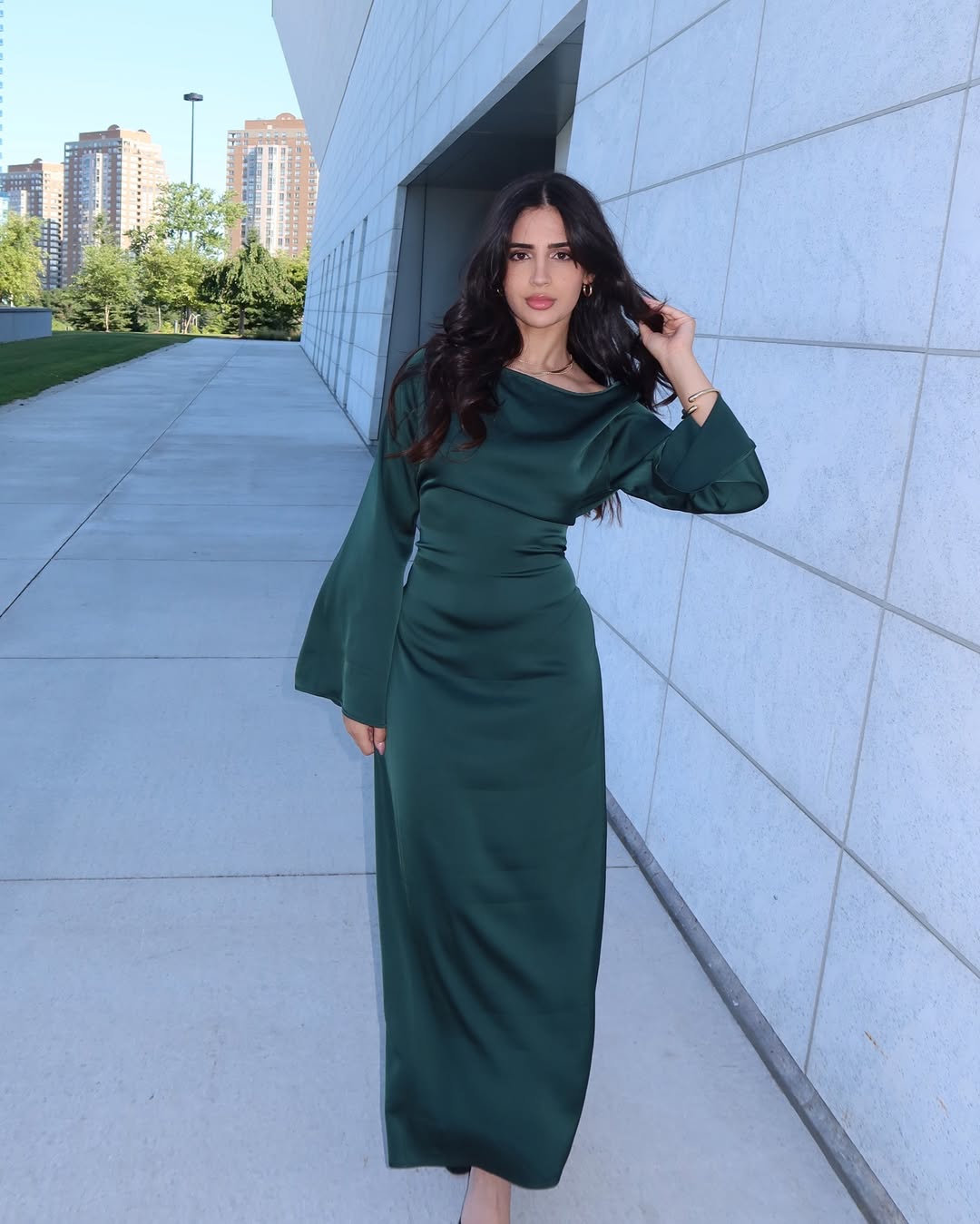 Allure Blush Silk Maxi Dress | Suhadesires