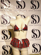 Plaid Playmate College Set