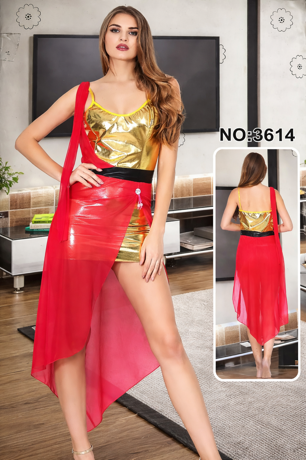 Scarlet Ember Metallic Mini & Overlay