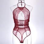 Elegant Lace Sheer Bodysuit
