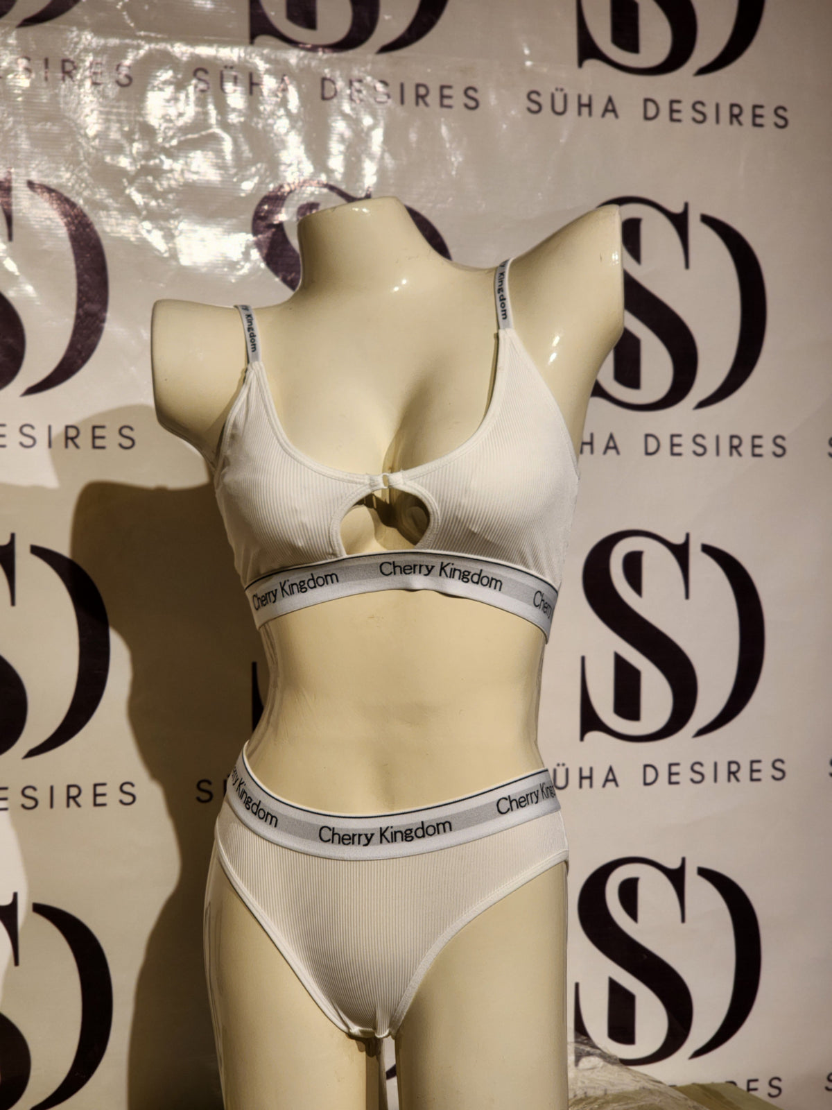 Cherry Kingdom Removable Pad Bra Set