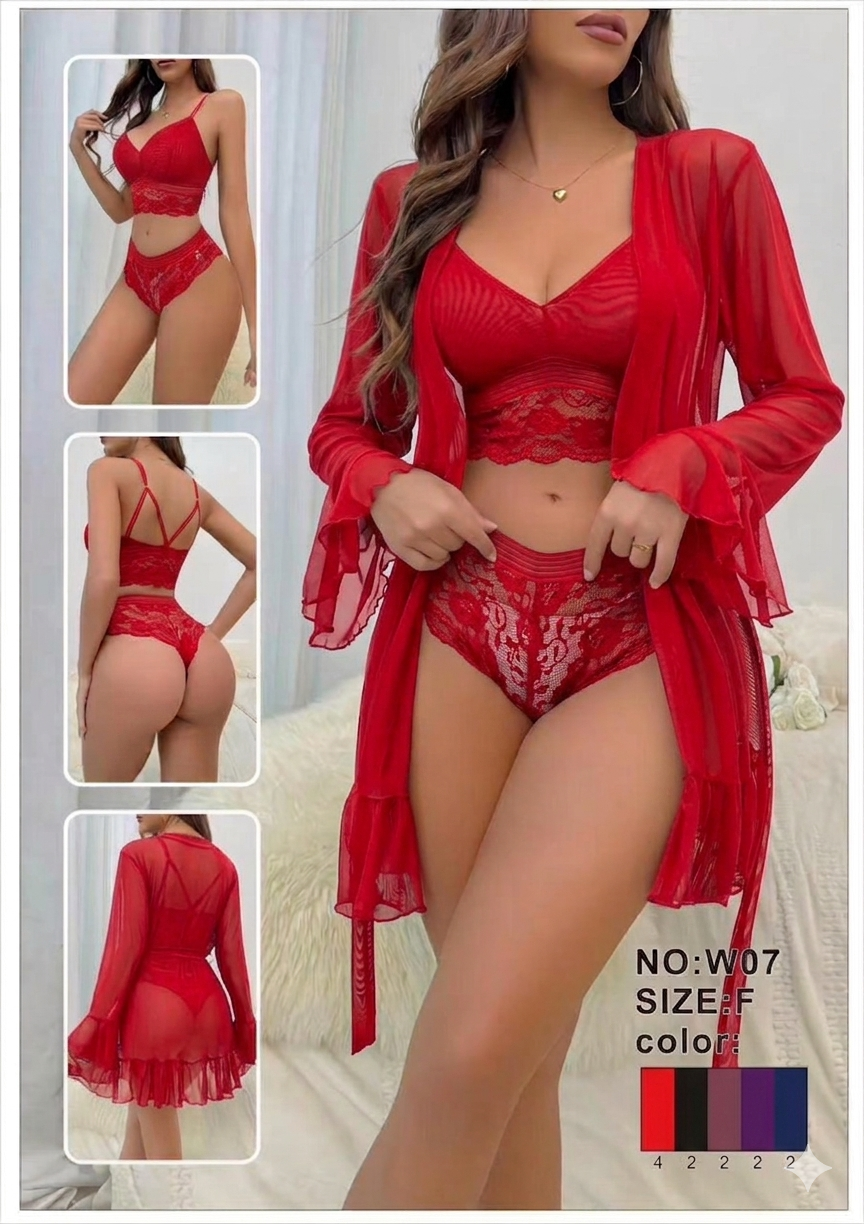 SD - Midnight Lace 3-Piece Set