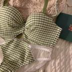 Sweet Gingham Comfort Lingerie Set 💕