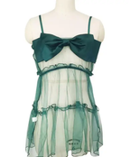 SD - Amour Bow Sheer Babydoll Set