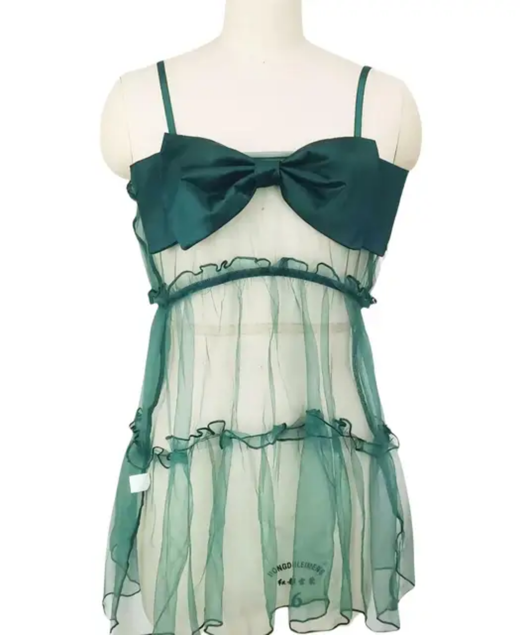 SD - Amour Bow Sheer Babydoll Set