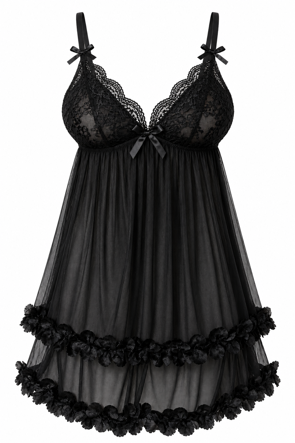 Rosa Ruffle Petals Babydoll