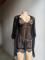 Elegant Sheer Nightwear Set