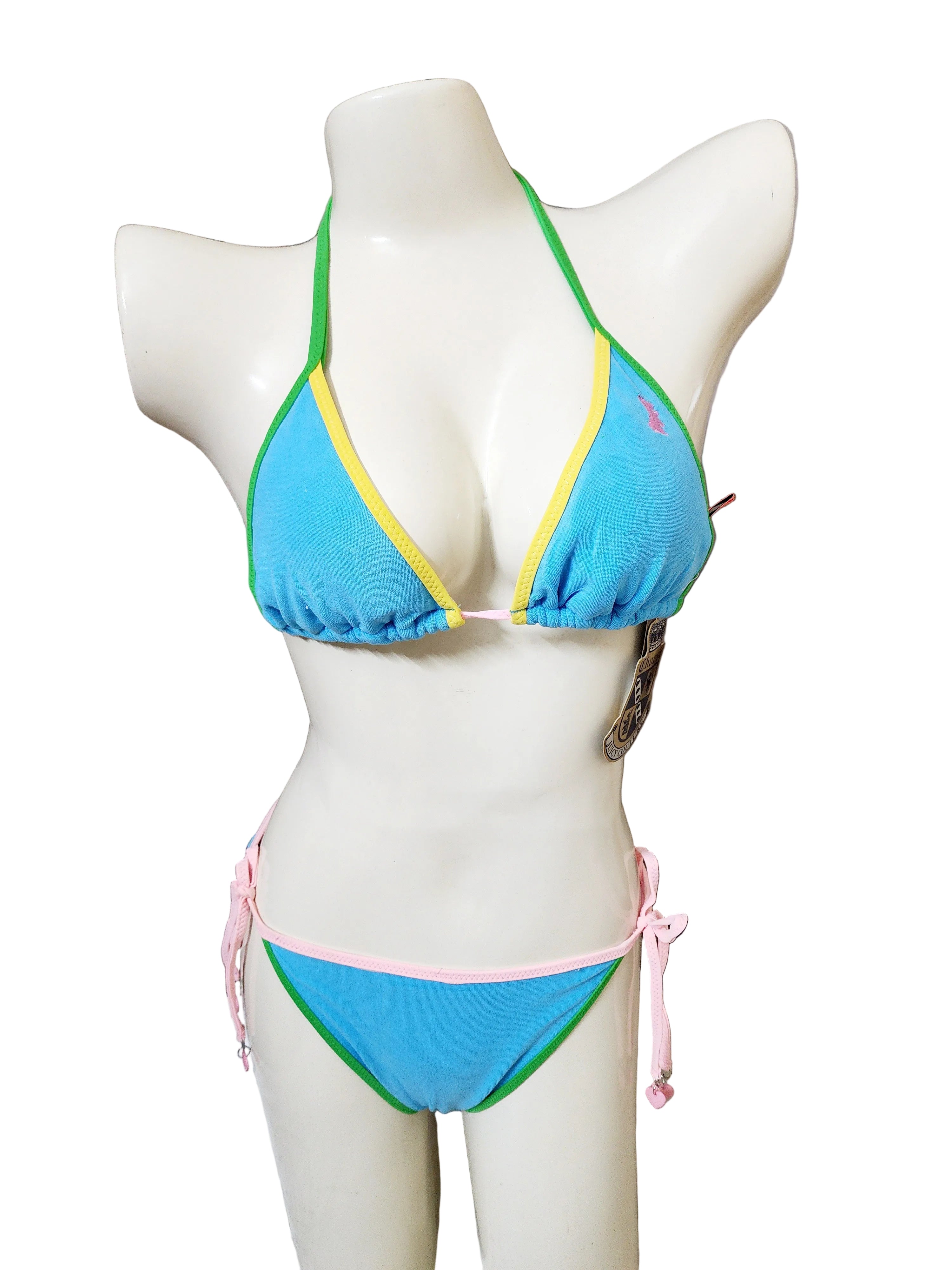 Juicy Heart Retro Triangle Bikini - 2 Piece
