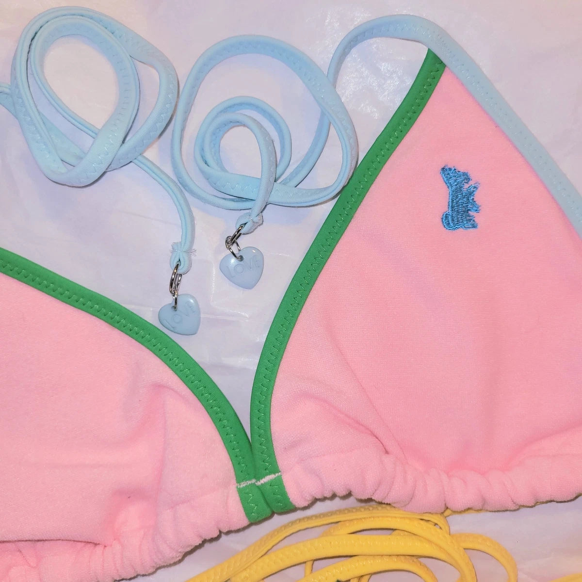 Juicy Heart Retro Triangle Bikini - 2 Piece