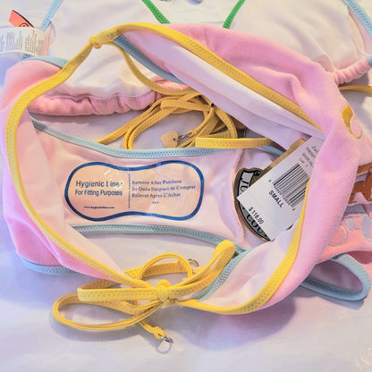 Juicy Heart Retro Triangle Bikini - 2 Piece