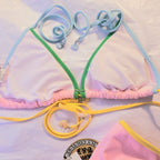 Juicy Heart Retro Triangle Bikini - 2 Piece