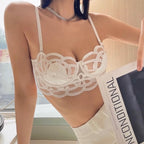 Sheer Petal Lace Bra & Panty Set