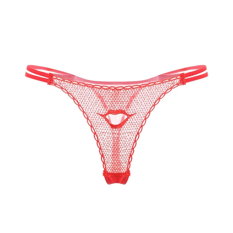 Lips Cut Out Thongs