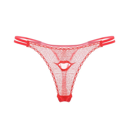 Lips Cut Out Thongs