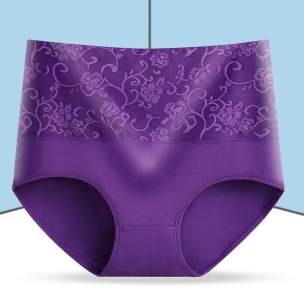 Elegant High-Waist Cotton Panties – Comfort & Style Combined - Image 4