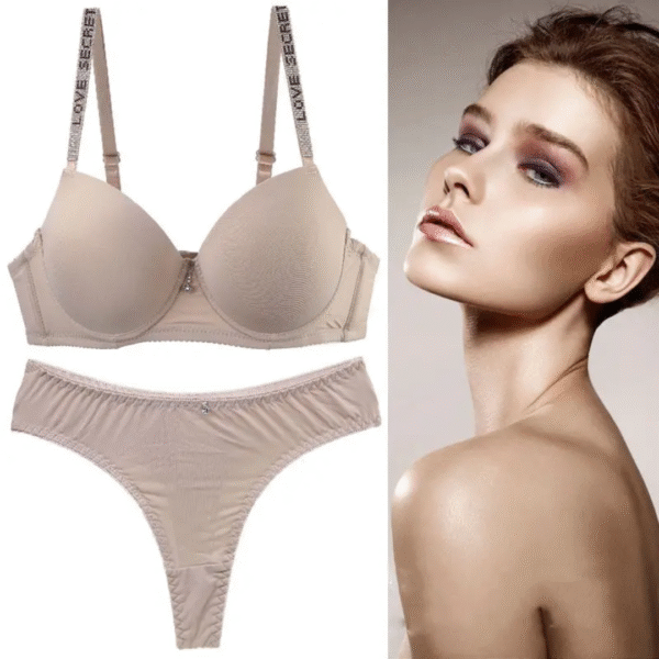Love Secret Strap Push-Up Lingerie Set - Image 5