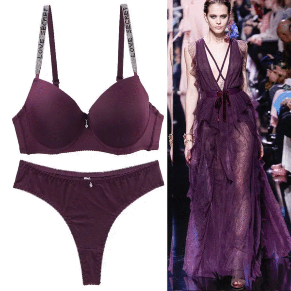 Love Secret Strap Push-Up Lingerie Set - Image 7