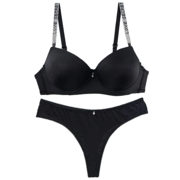 Love Secret Strap Push-Up Lingerie Set - Image 4