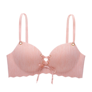 Lace-Up Foam Padded Bra & Panty Set