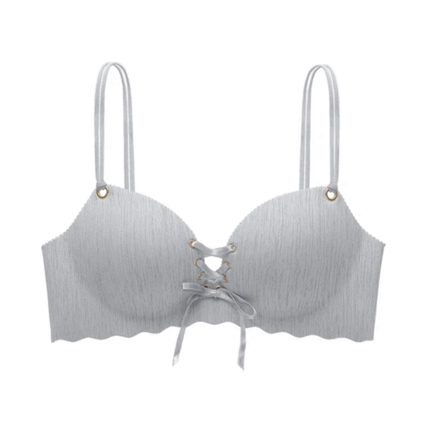 Lace-Up Foam Padded Bra & Panty Set - Image 4