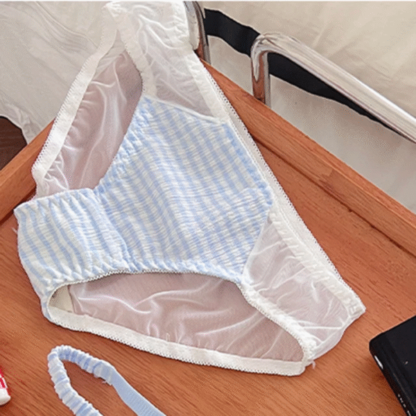 Gingham Bow Lingerie Set - Image 5