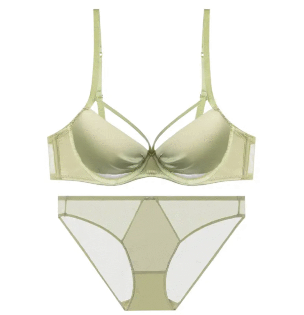 Satin Strappy Lingerie Set - Image 6